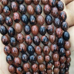 Natural Autumn Jasper Rice Beads Barrel, approx 6-8mm