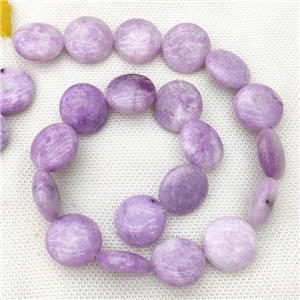 Natural Lepidolite Beads Purple Square, approx 20mm