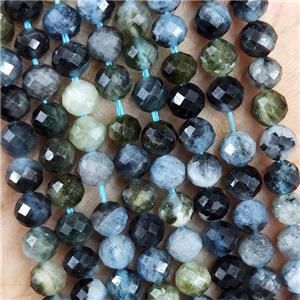 Natural Aquamarine Beads Multicolor Faceted Round, approx 4.7-5.5mm