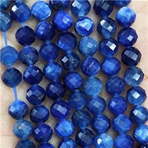 Natural Blue Kyanite Beads AA-Grade Faceted Round, approx 5.6-6mm