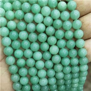 Natural Green Aventurine Beads Smooth Round, approx 8mm dia