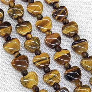 Natural Tiger Eye Stone Beads Apple, approx 10mm
