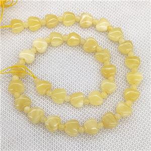 Natural Honey Jade Beads Yellow Apple, approx 10mm