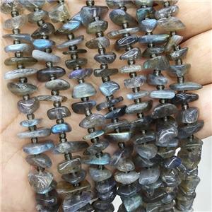Natural Labradorite Chips Beads Freeform, approx 9-12mm