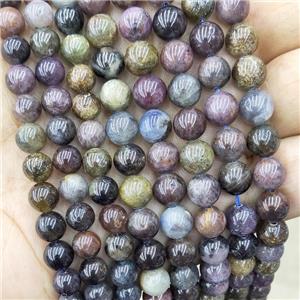 Natural Sapphire Beads Multicolor Smooth Round, approx 8mm dia