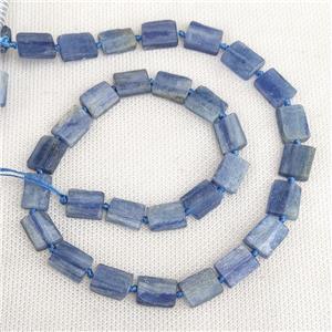 Natural Blue Kyanite Beads Square, approx 9-12mm