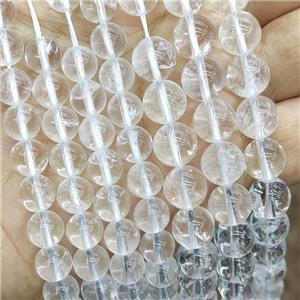 Natural Clear Crystal Quartz Beads Smooth Round, approx 8mm dia