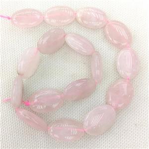 Natural Pink Rose Quartz Oval Beads, approx 18-25mm