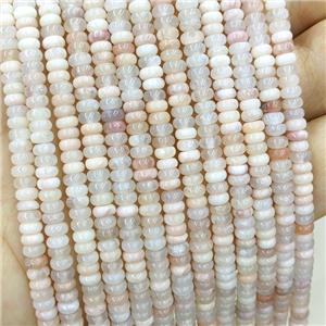 Natural Pink Aventurine Beads Smooth Rondelle, approx 2x4mm