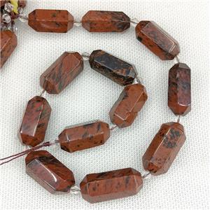 Natural Autumn Jasper Prism Beads, approx 13-27mm, 12pcs per st