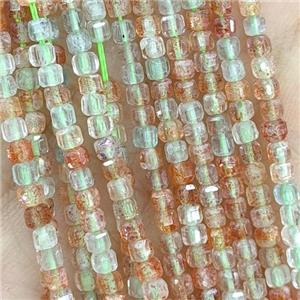 Natural Arusha Quartz Sunstone Beads Faceted Cube, approx 2.5mm