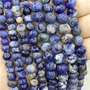 Natural Blue Sodalite Chips Beads Freeform, approx 6-9mm