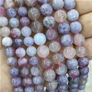Natural Tourmaline Beads Pink Smooth Round, approx 10mm dia