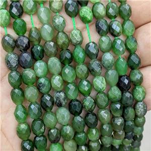 Natural Green Canadian Chrysoprase Beads Faceted Rice, approx 5-7mm