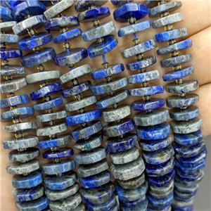Natural Lapis Lazuli Heishi Spacer Beads Blue, approx 12-13mm