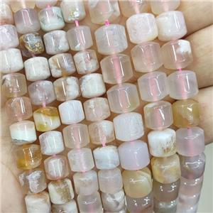 Natural Sakura Agate Beads Cherry Column, approx 10mm