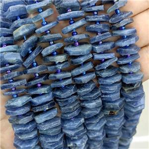 Natural Blue Kyanite Heishi Spacer Beads, approx 13-15mm