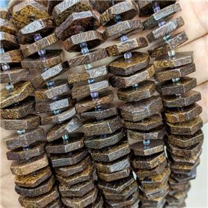Natural Bronzite Heishi Spacer Beads, approx 15-18mm