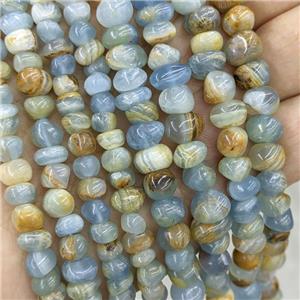 Natural Blue Calcite Beads Chips Freeform, approx 6-9mm