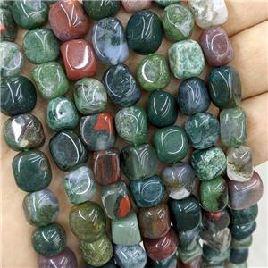 Natural Indian Agate Chips Beads Freeform Multicolor, approx 9-12mm