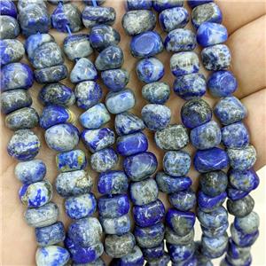 Natural Blue Lapis Lazuli Beads Chips Freeform, approx 7-11mm