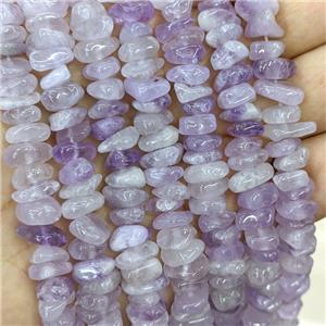 Natural Purple Chalcedony Chips Beads Freeform, approx 7-11mm