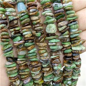 Natural Green Opal Beads Chips Freeform, approx 7-11mm