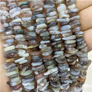 Natural Botswana Agate Beads Chips Freeform, approx 7-11mm