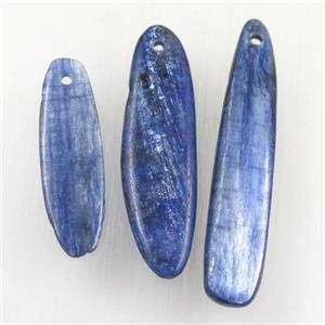 blue Kyanite pendant, stick, approx 12-50mm