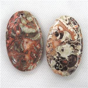 Ocean Jasper pendants, oval, approx 35-60mm