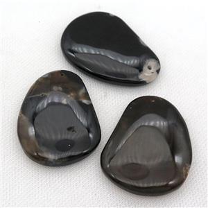 black Cherry Agate pendants, freeform, approx 40-55mm