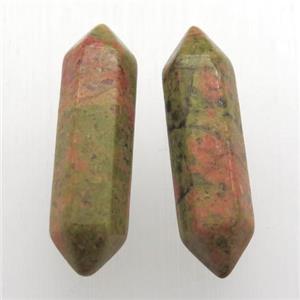 unakite bullet without hole, approx 8-30mm