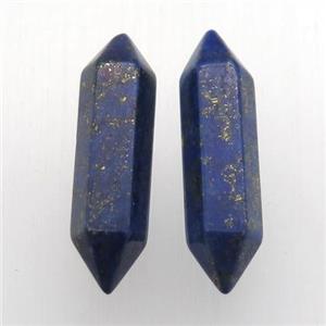 Blue Lapis Lazuli Bullet Undrilled, approx 8-30mm