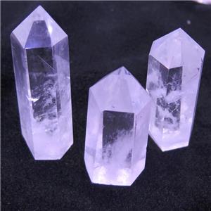 Clear Quartz point bullet Tower Undrilled, approx 20-90mm