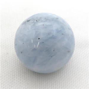 blue Celestite Sphere Massage Ball Globe Nohole, approx 40mm dia