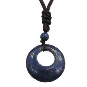 lapis lazuli necklace, approx 25mm, 3mm