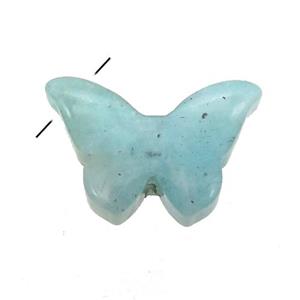 Amazonite butterfly pendant, approx 12-18mm