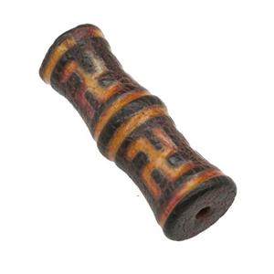 tibetan style Agate bamboo Beads, approx 13-38mm