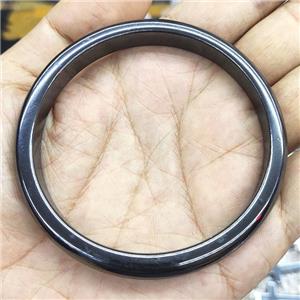 black Hematite bangle, approx 9mm, 62mm dia