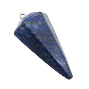 Blue Lapis Lazuli Pendulum Pendant, approx 20-40mm
