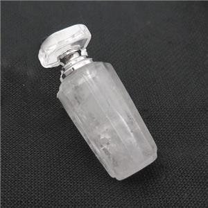 Clear Quartz Perfume Bottle Pendant, approx 30-70mm