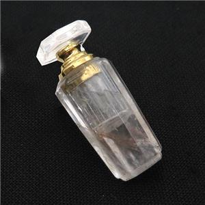 Clear Quartz Perfume Bottle Pendant, approx 30-70mm