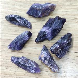 Natural Purple Amethyst Nugget NoHole Fromfree Undrilled, approx 30-70mm