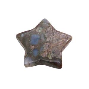 Gray Opal Star Pendant Undrilled, approx 30mm