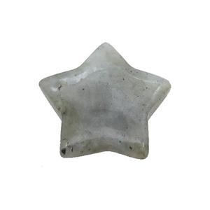 Labradorite Star Pendant Undrilled, approx 30mm