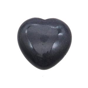 Blue Sandstone Heart Pendant Undrilled, approx 30mm