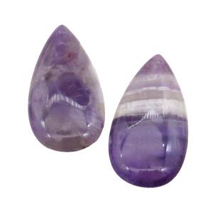 Natural DogTeeth Amethyst Teardrop Pendant Purple, approx 20-40mm