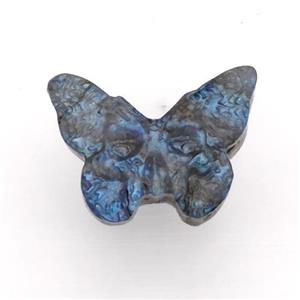 Labradorite Butterfly Pendant, approx 22-30mm