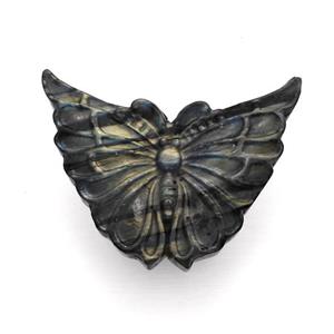 Labradorite Butterfly Pendant, approx 40-50mm