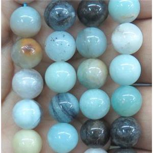round Amazonite Beads, 12mm dia, approx 32pcs per st